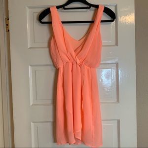 LUSH neon orange dress